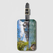 Limmat River, Zürich Gepäckanhänger (Vorderseite Vertikal)