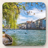 Limmat River, Zürich Getränkeuntersetzer (Vorderseite)