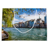 Limmat River, Zürich Große Geschenktüte (Vorderseite)
