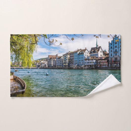 Limmat River, Zürich Handtuch (Handtuch)