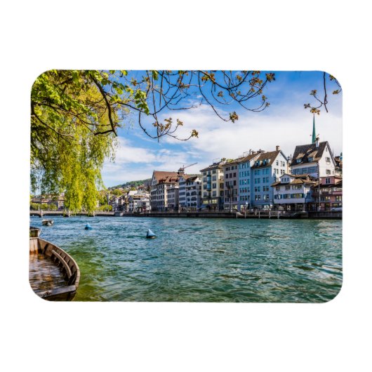 Limmat River, Zürich Magnet (Horizontal)