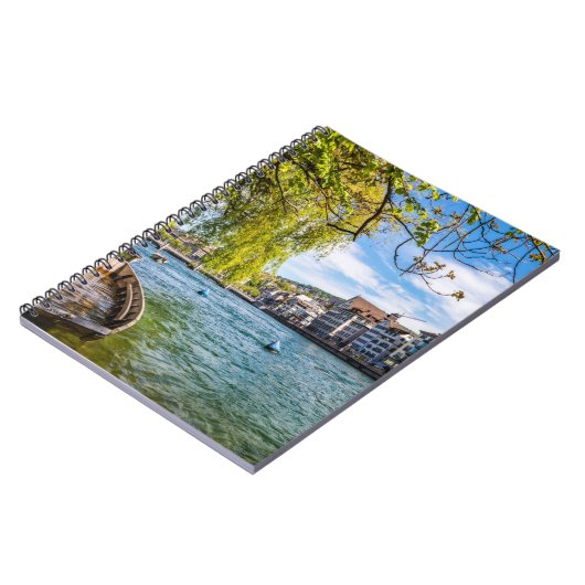 Limmat River, Zürich Notizblock (Linke Seite)