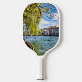 Limmat River, Zürich Pickleball Schläger (Rückseite)