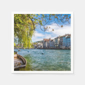 Limmat River, Zürich Serviette (Vorderseite)