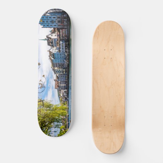 Limmat River, Zürich Skateboard (Vorderseite)
