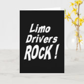 Limo Drivers Rock! Grußkarte Karte (Gelbe Blume)
