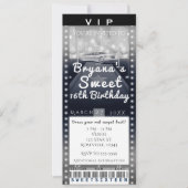 Limo in City Night VIP Party Einladung (Vorderseite)