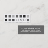 LIMO (Mod-Quadrate) Mini Visitenkarte (Vorne/Hinten)