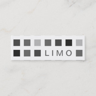 LIMO (Mod-Quadrate) Mini Visitenkarte