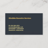 Limo-Service Visitenkarte (Rückseite)