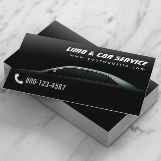 Limo & Taxi Service Elegante Visitenkarte