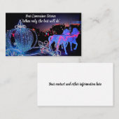 Limo- und Driver-Service-Visitenkarten Visitenkarte (Vorne/Hinten)