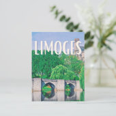 Limoges Foto Vintage Postkarte (Stehend Vorderseite)