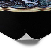 Limoges-Tafel mit Adam und Eva, um 1570 Poster (Ecke)