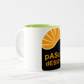 Limon 15 oz Zwei-Tonen-Tasse Zweifarbige Tasse (Vorderseite Links)