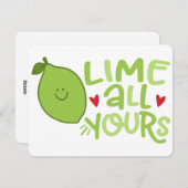 LIMON ALLE IHREN FEIERTAGSKARTE (Vorne/Hinten)