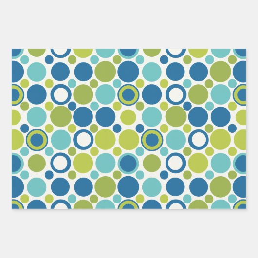 Limon & Aqua Bubble MCM Geschenkpapier Set (Vorderseite 2)