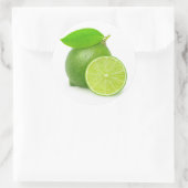 Limon ausschneiden runder aufkleber (Tasche)