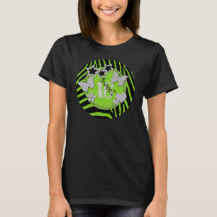 Limon Black Silver Zebra Glitzer Sweet 16 T - Shir T-Shirt