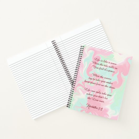 Limon Blend Marble Journal. Das Leben ist wie eine Notizbuch (Innenseite)