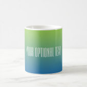 Limon Blue Gradient benutzerdefinierte Tasse (Mittel)