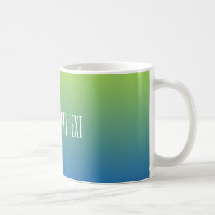 Limon Blue Gradient benutzerdefinierte Tasse