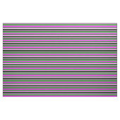 Limon, Fuchsia, Beige und schwarz gefärbte Linien Stoff (Fat Quarter (45,7 x 55,9 cm))