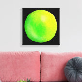 Limon Galaxy Orb - Limon und neon grüne Leinwand (Insitu (Wohnzimmer))