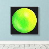 Limon Galaxy Orb - Limon und neon grüne Leinwand (Insitu (Holzboden))