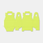 Limon-gelb-grün mit fester Farbtaste Geschenkschachtel (Ungefaltet)