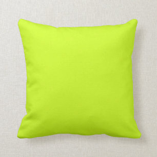 Limon gelb (Vollfarbe) Kissen