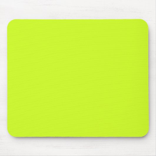 Limon gelb (Vollfarbe) Mousepad (Vorne)