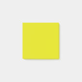 Limon gelbe Farbe | Hex# e2e100 Post-it Klebezettel (Vorderseite)
