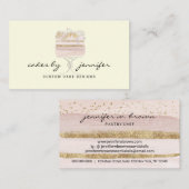 Limon Gelbe Zuhause Hochzeitstorte Großbäckerei Visitenkarte (Vorne/Hinten)