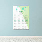 Limon geometrische Hochzeit Leinwanddruck (Insitu (Holzboden))