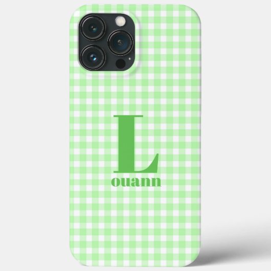 Limon Gingham Case-Mate iPhone Hülle (Rückseite)