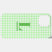 Limon Gingham Case-Mate iPhone Hülle (Rückseite (Horizontal))