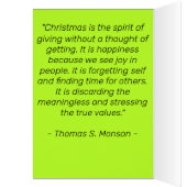 Limon-grüne Schwarze Kerzen Weihnachtskarten (Innen (Links))