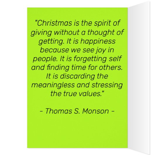 Limon-grüne Schwarze Kerzen Weihnachtskarten (Innen (Links))