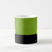 Limon-grüne und schwarze Unternehmerin Kaffeetasse (Mittel)