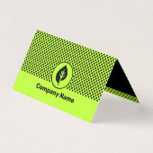 Limon-grüne Unternehmerin Kleine Unternehmen - Fal (Rückseite)