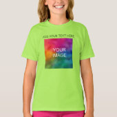Limon Hinzufügen von Foto-Template-Girls Basic T-Shirt (Vorderseite)