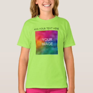 Limon Hinzufügen von Foto-Template-Girls Basic T-Shirt