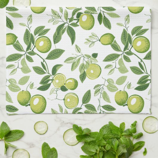 Limon im Coconut - Teetuch Geschirrtuch (Gefaltet)