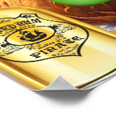 Limon-, Kokosnuss- und Rumposter Poster (Ecke)