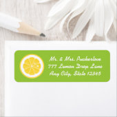 Limon Lemon Heart Rücksendeadressen-Aufklebers Sti (Insitu)