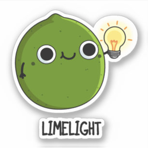 Limon-light Funny Fruit Limon Pun Aufkleber