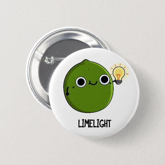 Limon-light Funny Fruit Limon Pun Button (Vorne & Hinten)