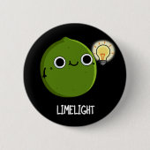 Limon-light Funny Fruit Limon Pun Dark BG Button (Vorderseite)