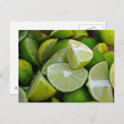 Limon (Limes) Postkarte (Vorne/Hinten)
